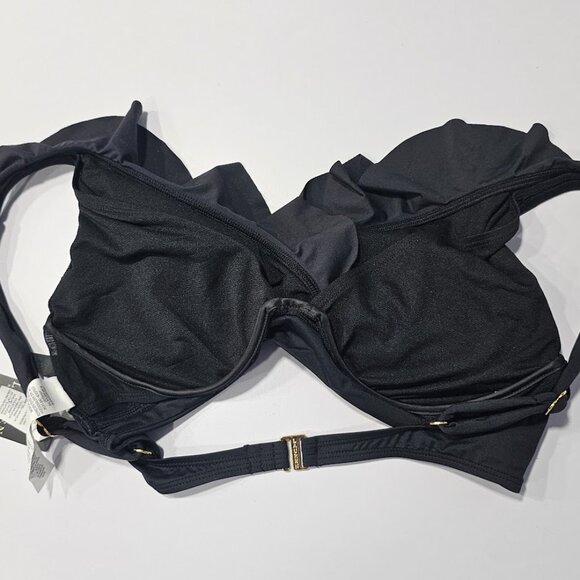 Lauren Ralph Lauren Beach Club Solid Ruffle Bikini Top - Picture 6 of 9